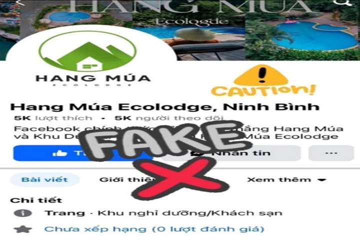 Cảnh giác thủ đoạn giả danh các cơ sở kinh doanh du lịch ở Ninh Bình để lừa đảo
