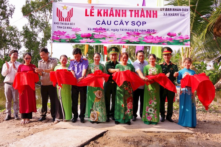 Khánh thành cầu giao thông nông thôn tại Cà Mau