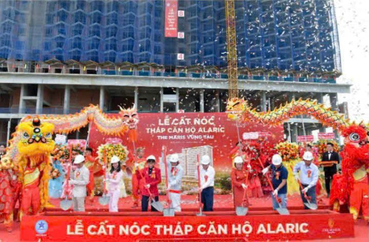 TDG Group cất nóc tháp căn hộ Alaric – niềm tự hào của The Maris Vũng Tàu