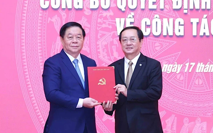 Ông Huỳnh Thành Đạt giữ chức Phó Trưởng Ban Tuyên giáo và Dân vận Trung ương