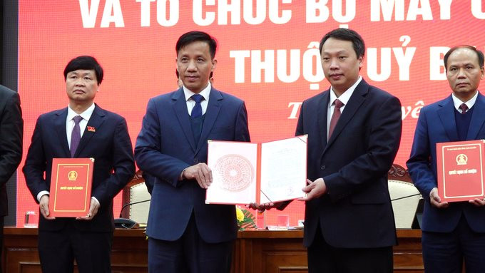 Thái Nguyên bổ nhiệm 7 lãnh đạo sở, ngành sau sắp xếp