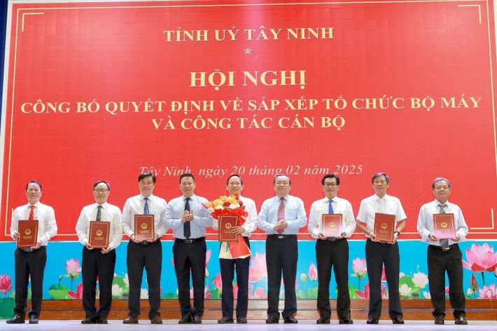 Sau sắp xếp, bộ máy Tây Ninh như thế nào?