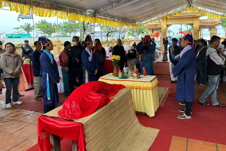 Phát hiện xác cá Ông trôi dạt vào bờ