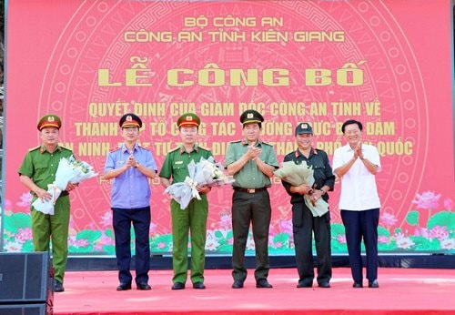 Thành lập Tổ công tác bảo đảm ANTT trên địa bàn TP Phú Quốc