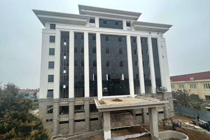 Công trình trụ sở huyện Hoằng Hóa chạy đua trước ngày giải thể