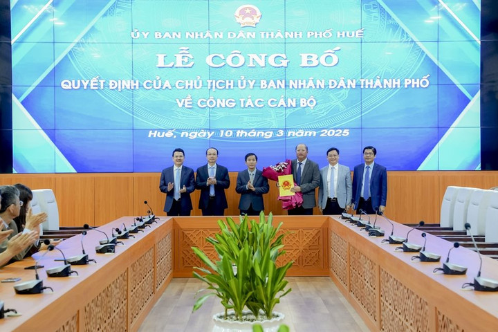 Bổ nhiệm Giám đốc Sở Công thương TP Huế