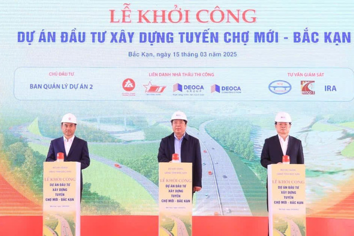 Cao tốc 5.750 tỷ đồng Chợ Mới - Bắc Kạn chính thức khởi công