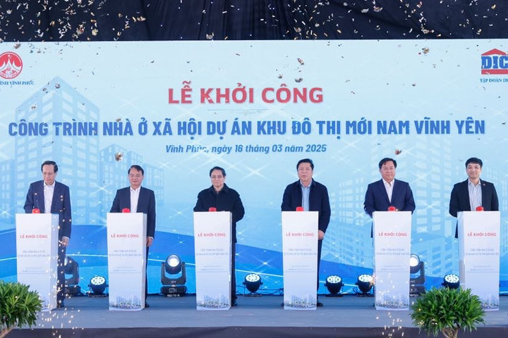 Thủ tướng dự khởi công dự án nhà ở xã hội 7.000 tỷ đồng tại Vĩnh Phúc