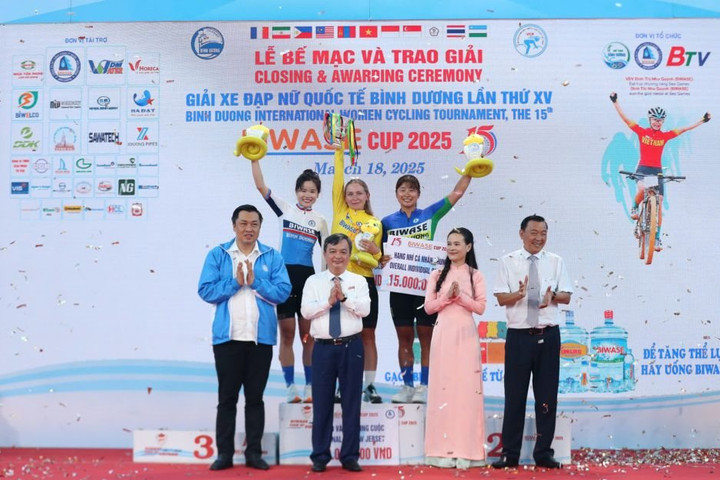 Giải xe đạp nữ quốc tế lần thứ 15: Biwase Bình Dương “đại thắng”