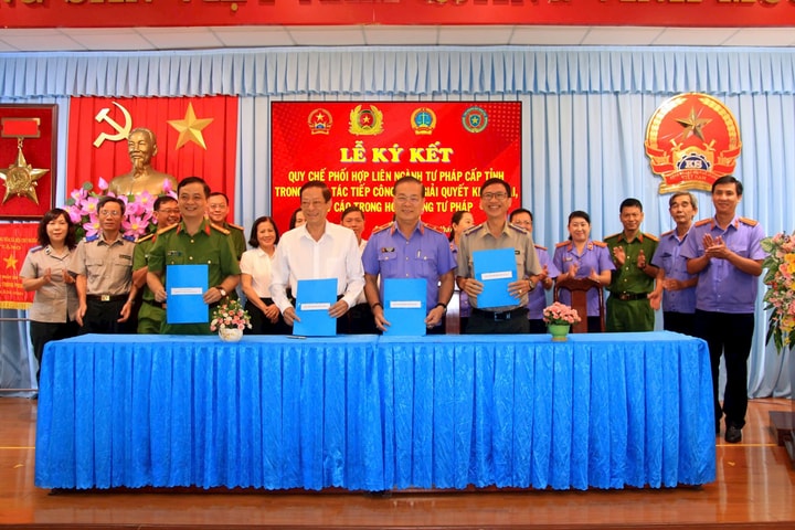 Ký kết quy chế phối hợp liên ngành trong công tác tiếp công dân