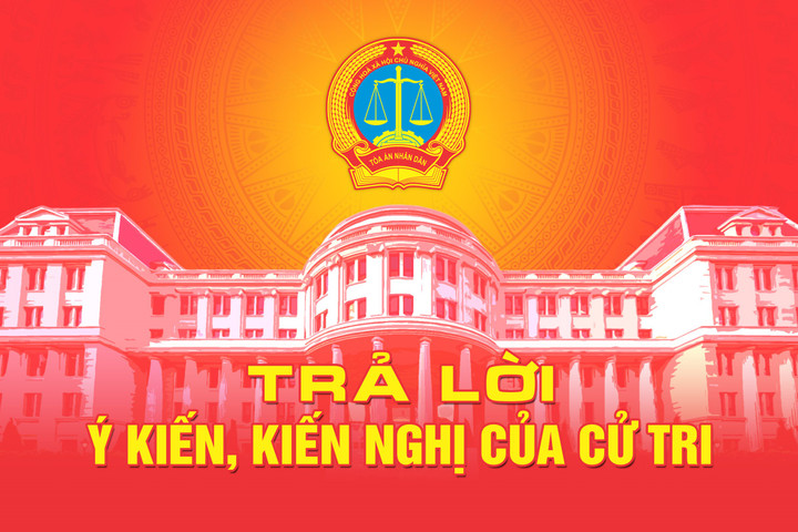 TANDTC trả lời cử tri về đầu tư xây mới, cải tạo trụ sở TAND sơ thẩm