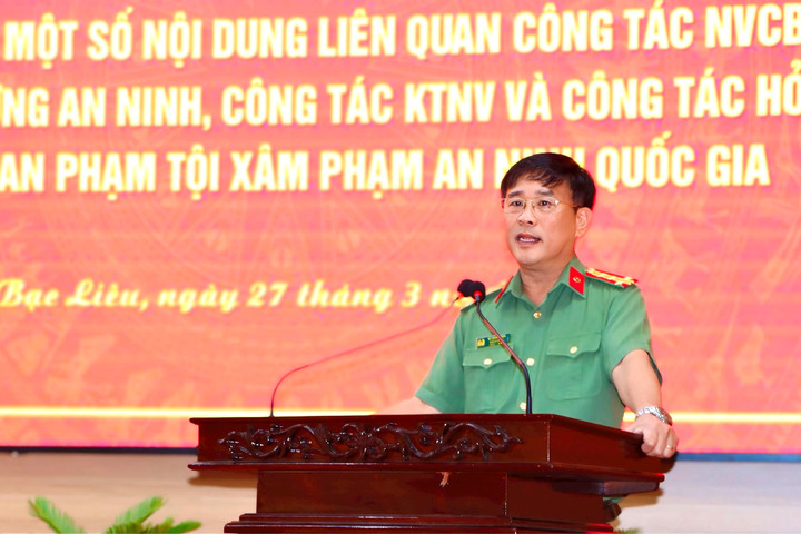 Quyết tâm giữ vững an ninh quốc gia ngay từ cơ sở