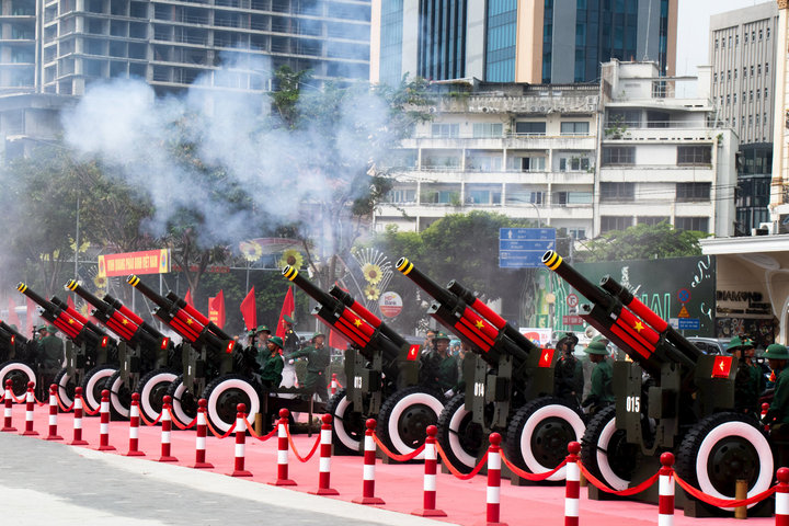 Lưu ý quan trọng với nhà dân TP.HCM gần trận địa pháo lễ 30/4