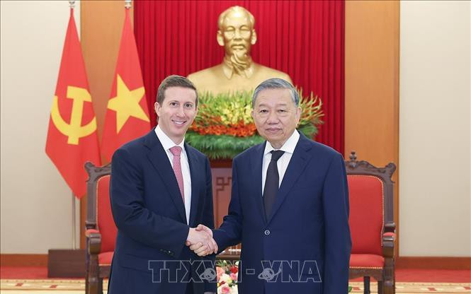 Tổng Bí thư Tô Lâm tiếp Tổng Giám đốc Quỹ đầu tư Warburg Pincus (Hoa Kỳ)