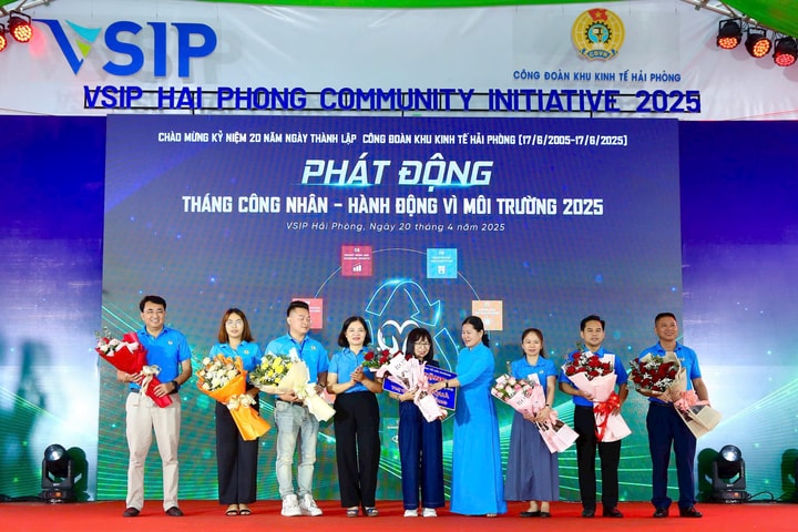 Sôi động Tháng Công nhân - Hành động vì môi trường tại Hải Phòng