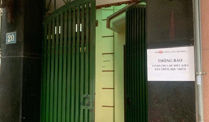 Hà Nội đóng cửa trung tâm dạy thêm 600 học sinh