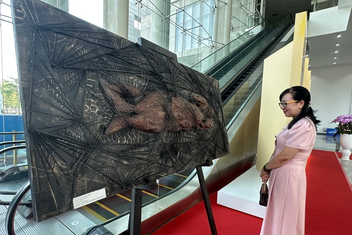 Cảm động trước các hiện vật chuyên đề "Việt Nam – khát vọng hòa bình...”