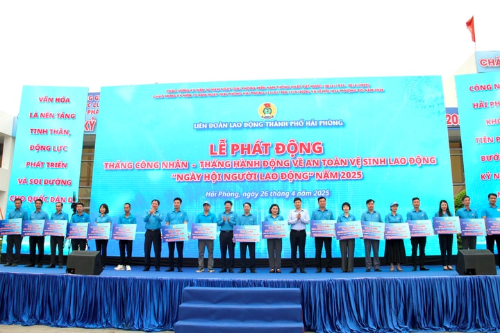 Hải Phòng phát động Tháng Công nhân và Tháng An toàn vệ sinh lao động năm 2025