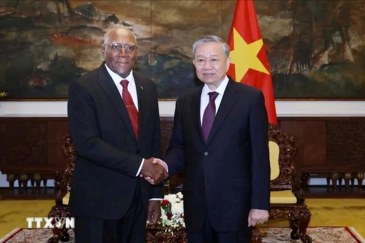 Tổng Bí thư Tô Lâm hội kiến Ủy viên Bộ Chính trị, Phó Chủ tịch nước Cuba