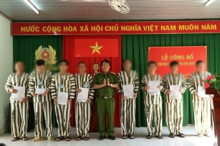 Bình Dương: Trao quyết định đặc xá cho 61 phạm nhân