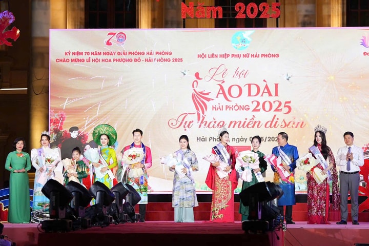 Rực rỡ Lễ hội Áo dài Hải Phòng năm 2025