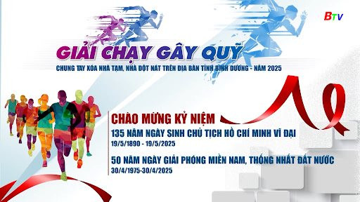 Gần 10.000 người tham gia giải chạy “Chung tay xóa nhà tạm, nhà dột nát” tại Bình Dương