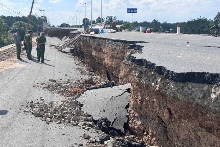 Chuyên gia nói về vụ sụp lún đường ở Tây Ninh