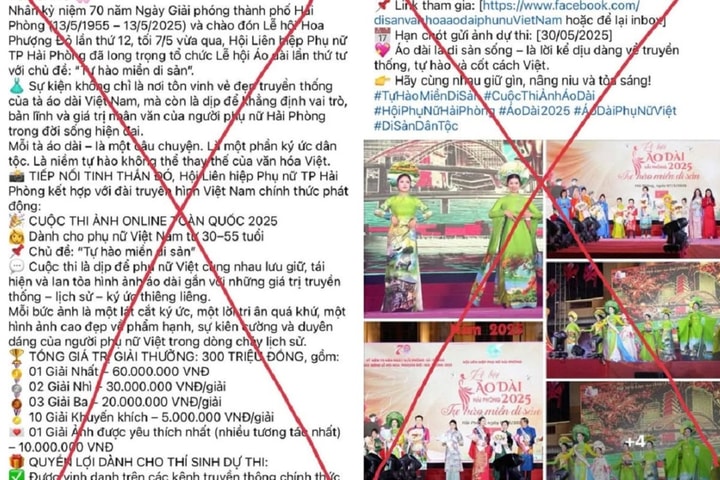 Hội LHPN TP. Hải Phòng lên tiếng về thông tin cuộc thi ảnh online toàn quốc