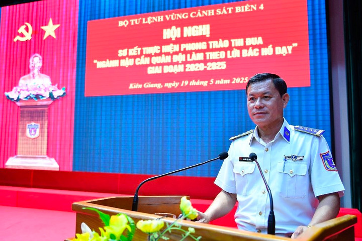 BTL Vùng Cảnh sát biển 4 sơ kết phong trào thi đua ngành hậu cần