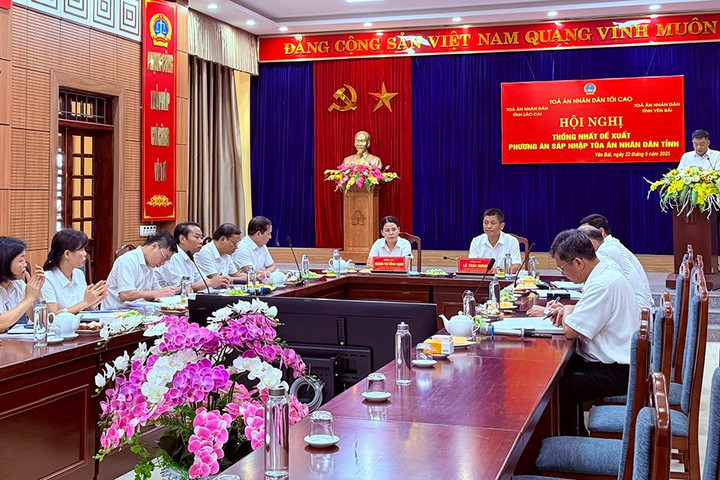 TAND Yên Bái và Lào Cai thống nhất phương án tổ chức sau sáp nhập