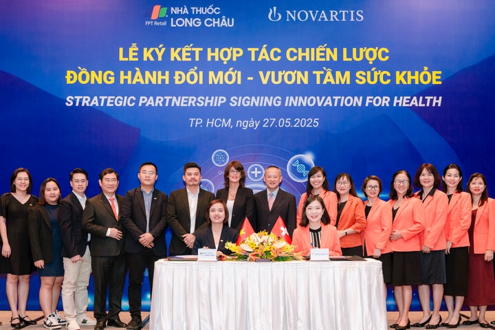 Long Châu hợp tác cùng hãng dược Novartis, đưa giải pháp chăm sóc sức khỏe tiên tiến trên thế giới đến Việt Nam