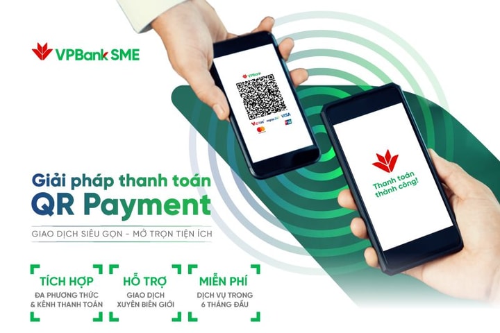 VPBank SME triển khai giải pháp QR Payment: Một mã QR duy nhất chấp nhận thanh toán từ chuyển khoản đến thẻ tín dụng