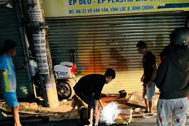 Một chiến sĩ CSGT nhập viện, nghi truy đuổi kẻ trộm chó