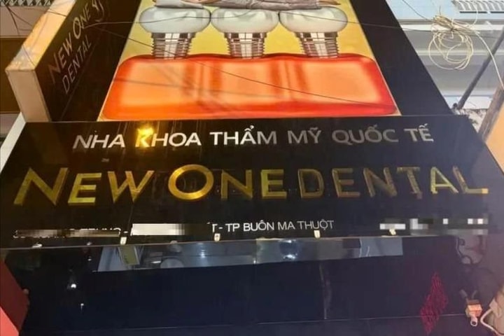 Nha khoa New One Dental bị đình chỉ hoạt động 18 tháng