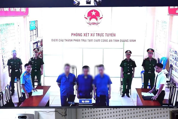 TAND TP Cẩm Phả xét xử trực tuyến các vụ án ma túy