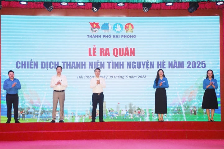 Hải Phòng ra quân Chiến dịch Thanh niên tình nguyện hè 2025