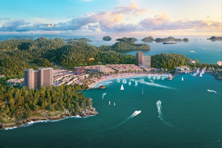 Sun Group ra mắt “bộ sưu tập” 293 mẫu nhà phố Xanh Boutique độc bản tại Cát Bà