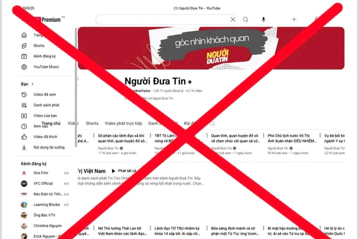 Bắt tạm giam 3 đối tượng quản trị hệ thống kênh Youtube “Người đưa tin”