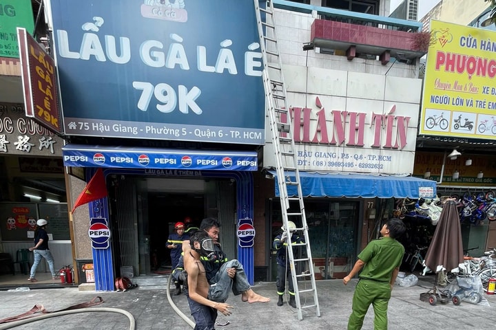 7 người thoát chết khỏi vụ cháy quán lẩu gà