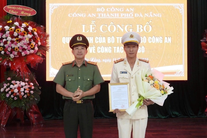 Thượng tá Trần Minh Nguyên giữ chức Phó Giám đốc Công an TP. Đà Nẵng