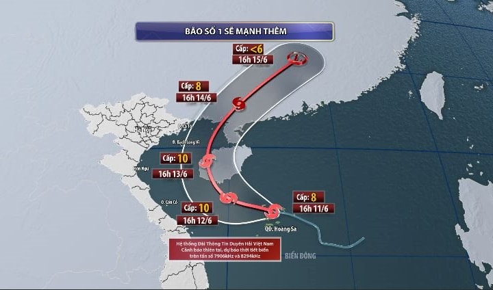 Quảng Bình: Kích hoạt các phương án ứng phó khẩn cấp cơn bão số 1