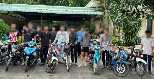 Khởi tố 9 đối tượng đua xe trái phép