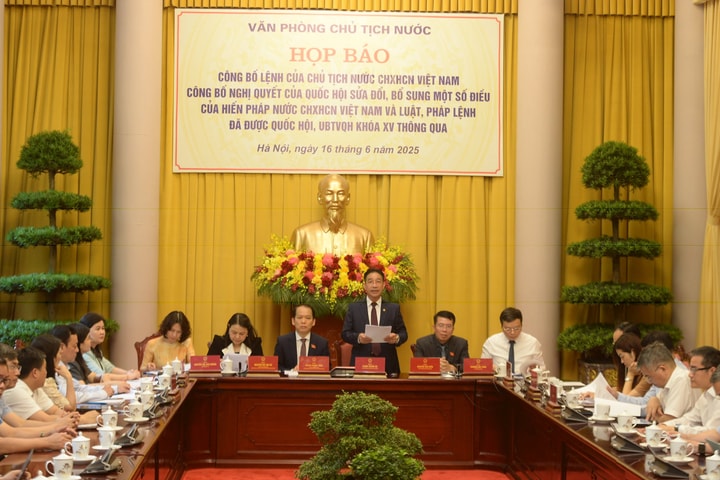 Công bố lệnh của Chủ tịch nước về sửa đổi, bổ sung Hiến pháp năm 2013