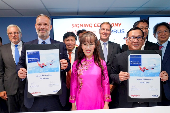 Vietjet đặt hàng mới 100 máy bay A320/ A321neo