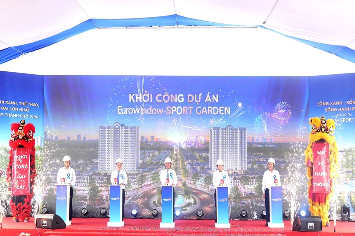 Nghệ An: Khởi công khu đô thị thể thao xanh Eurowindow Sport Garden