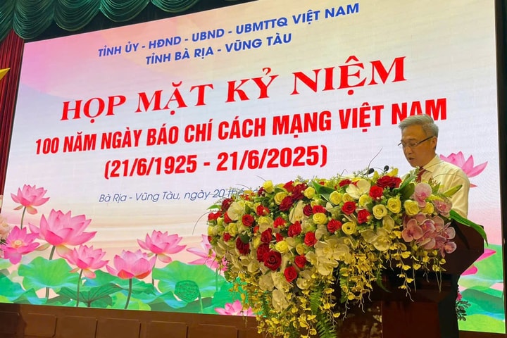 Bà Rịa - Vũng Tàu tổ chức họp mặt kỷ niệm 100 năm Ngày Báo chí Cách mạng