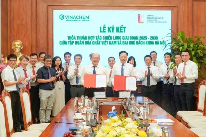 Vinachem ký kết thỏa thuận hợp tác chiến lược với Đại học Bách khoa Hà Nội giai đoạn 2025–2030