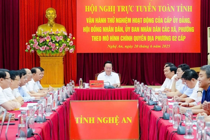 Nghệ An vận hành thử nghiệm bộ máy chính quyền 2 cấp
