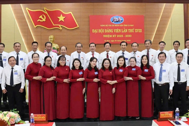 Đại hội Đảng bộ TAND tỉnh Cà Mau lần thứ XVIII thành công tốt đẹp