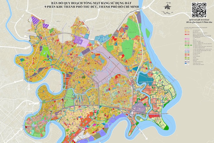 Chi tiết 9 phân khu quy hoạch của TP Thủ Đức, TP.HCM